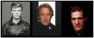 David Bowie, Alan Rickman, Glenn Frey