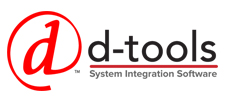 Logo of D-Tools Logo, makers of System Integration Software 