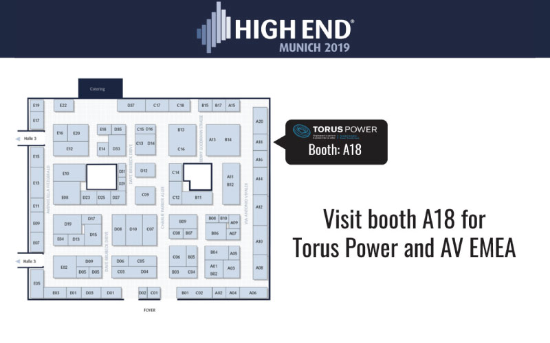 Torus Power Isolation Transformers Power and Protect AV Components for Optimal Audio and Video Performance at HIGH-END Munich 2019
