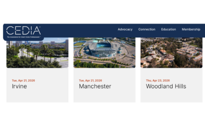 CEDIA Tech + Business Summits 2026: Dates, Venues, and Why Regional Industry Events Still Matter