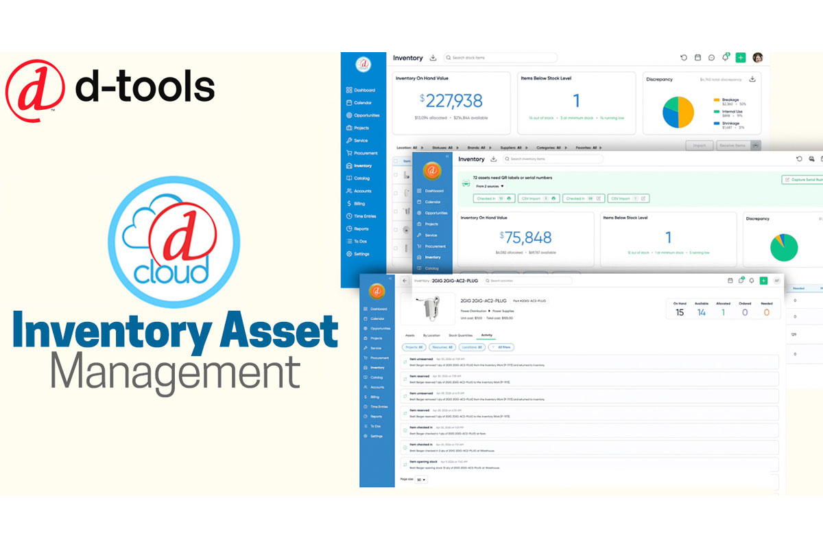D-Tools Cloud Inventory Asset Management