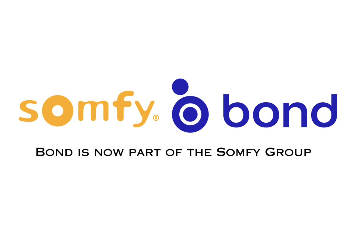 Bond is now a part of the Somfy Group