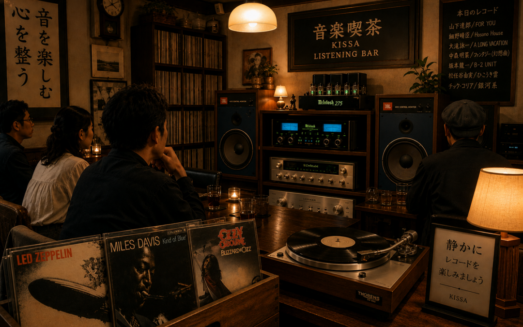 Japanese Kissa Listening Bars, communal listening